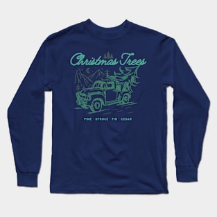 Vintage Christmas Truck! Long Sleeve T-Shirt